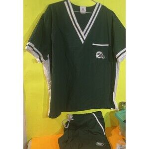 FABRIQUE INNOVATIONS NFL UNISEX NEW YORK JETS LOGO SCRUB Top & P XL & L